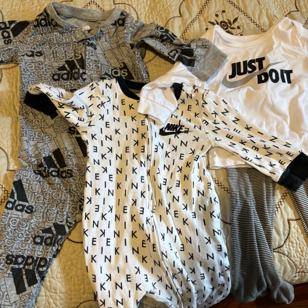 3 for $20 Size : 6 Months Brands: Nike & Adidas
